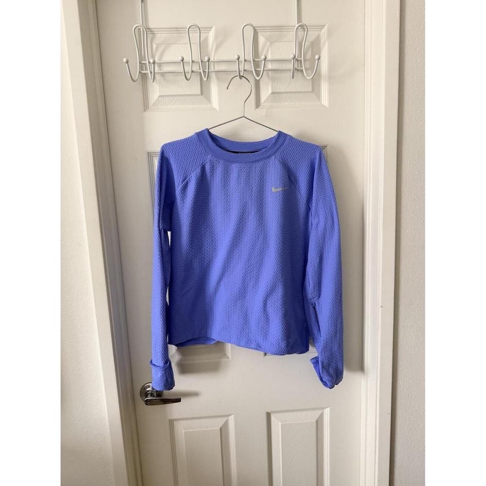 Cold Weather‎ Nike Long Sleeve Dri-Fit Purple Athletic Shirt